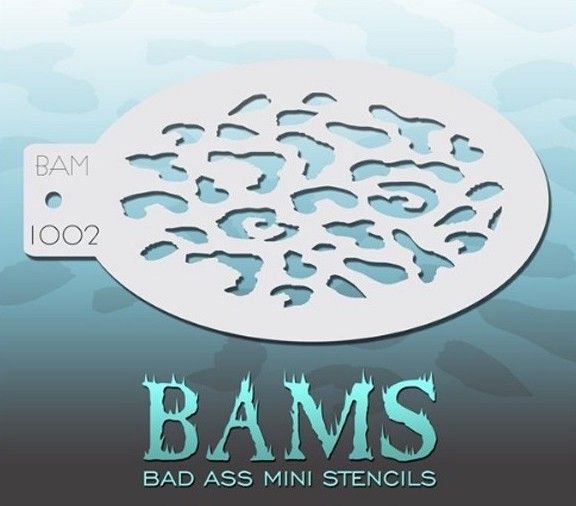 Bad Ass Bams Schminksjabloon 1002 - Panterprint
