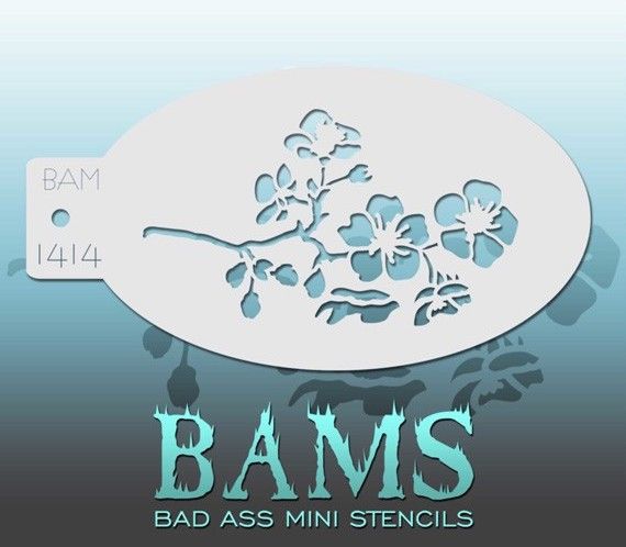 Bad Ass Bams Schminksjabloon 1414