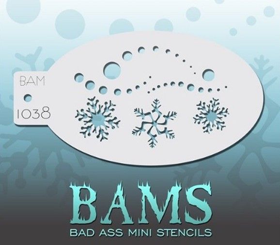 Bad Ass Bams Schmink sjabloon 1038 - Frozen