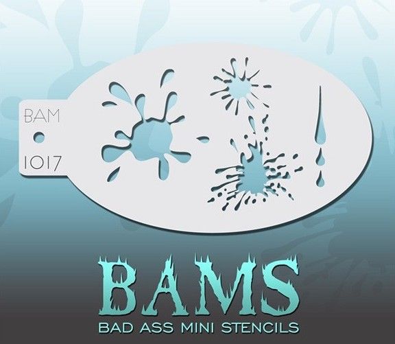 Bad Ass Bams Schminksjabloon 1017