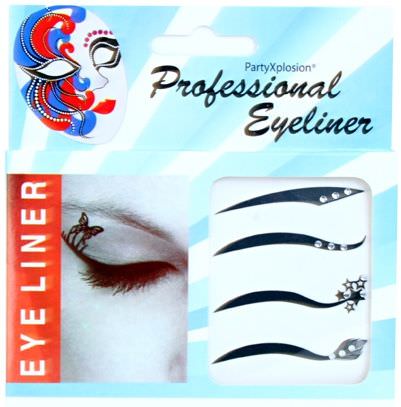 Eyeliner stickers 4 strass designs
