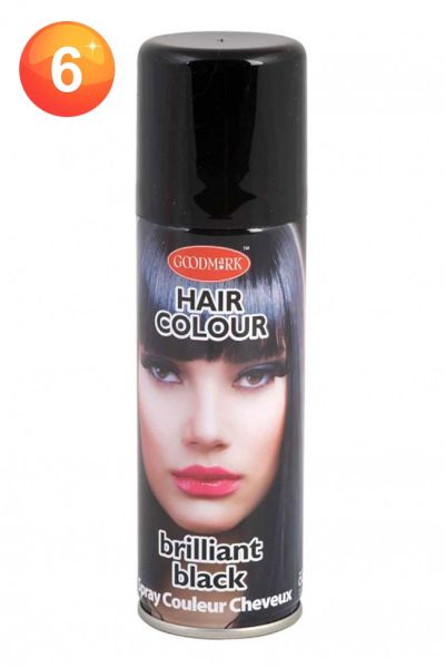 6 Zwarte Haarspray
