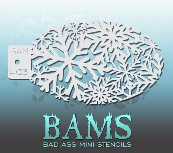 Bad Ass BAM stencil H03