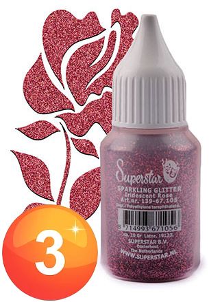 Superstar Sparkling Glitter roze